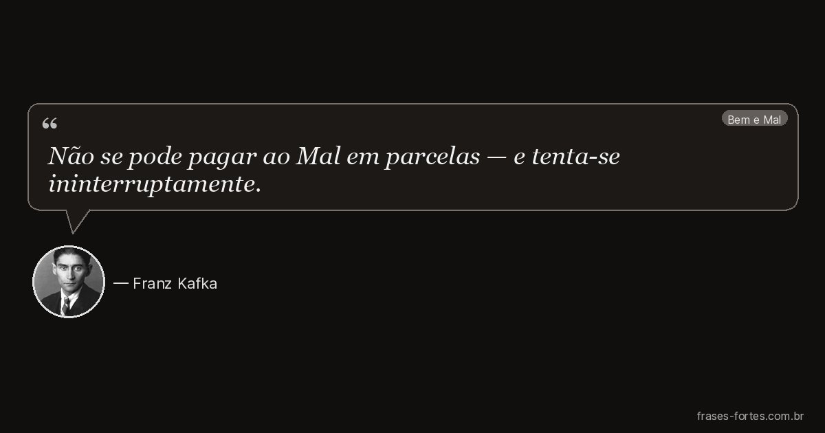 Frase de Franz Kafka
