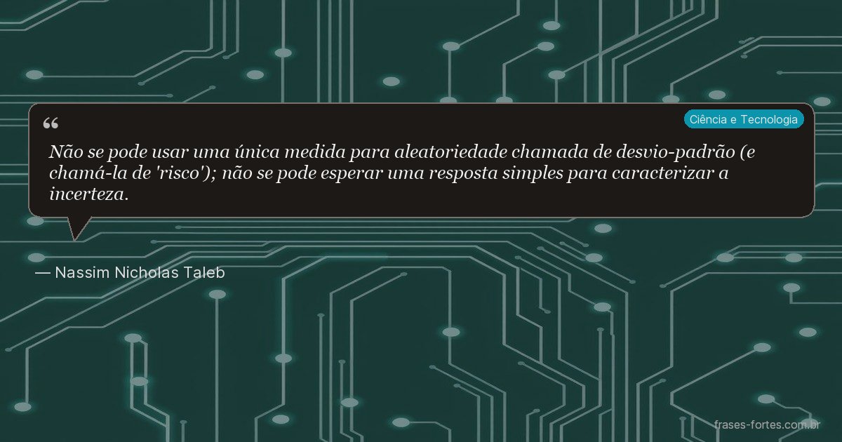Frase de Nassim Nicholas Taleb