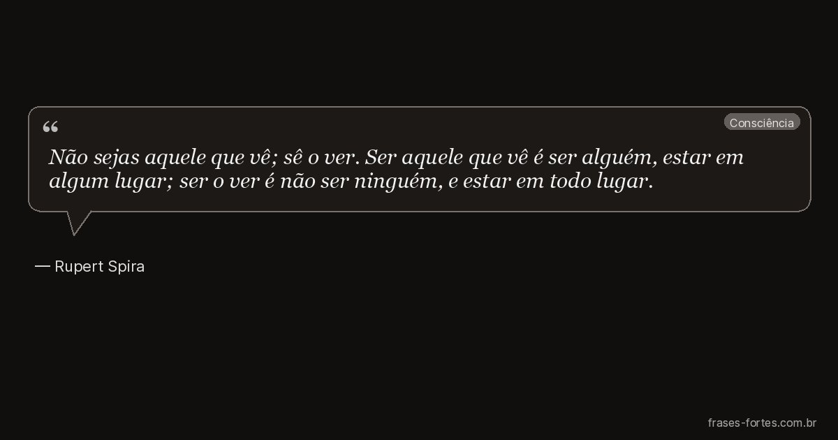 Frase de Rupert Spira