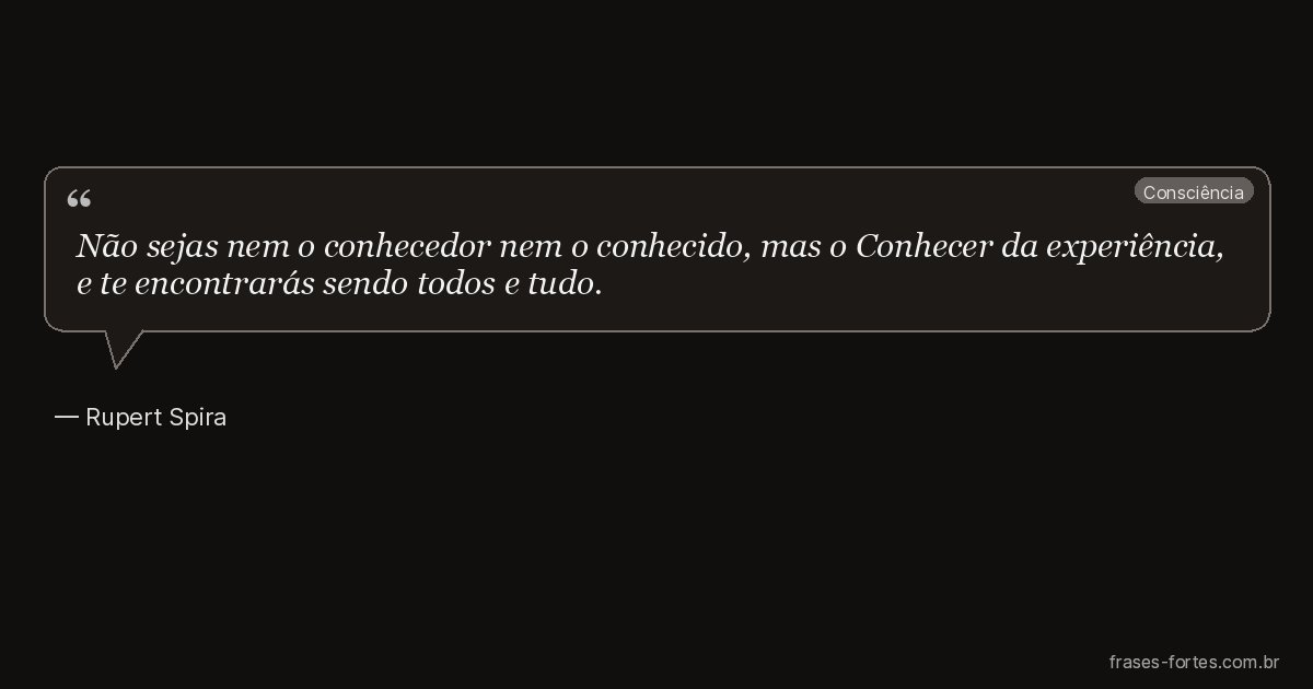 Frase de Rupert Spira