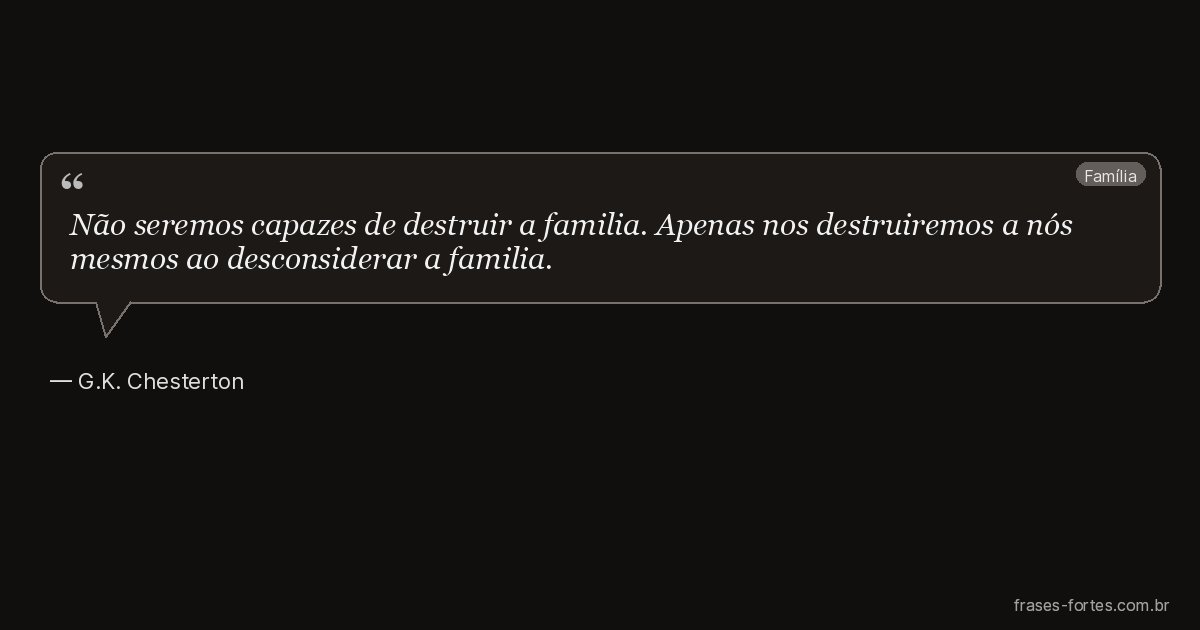 Frase de G.K. Chesterton
