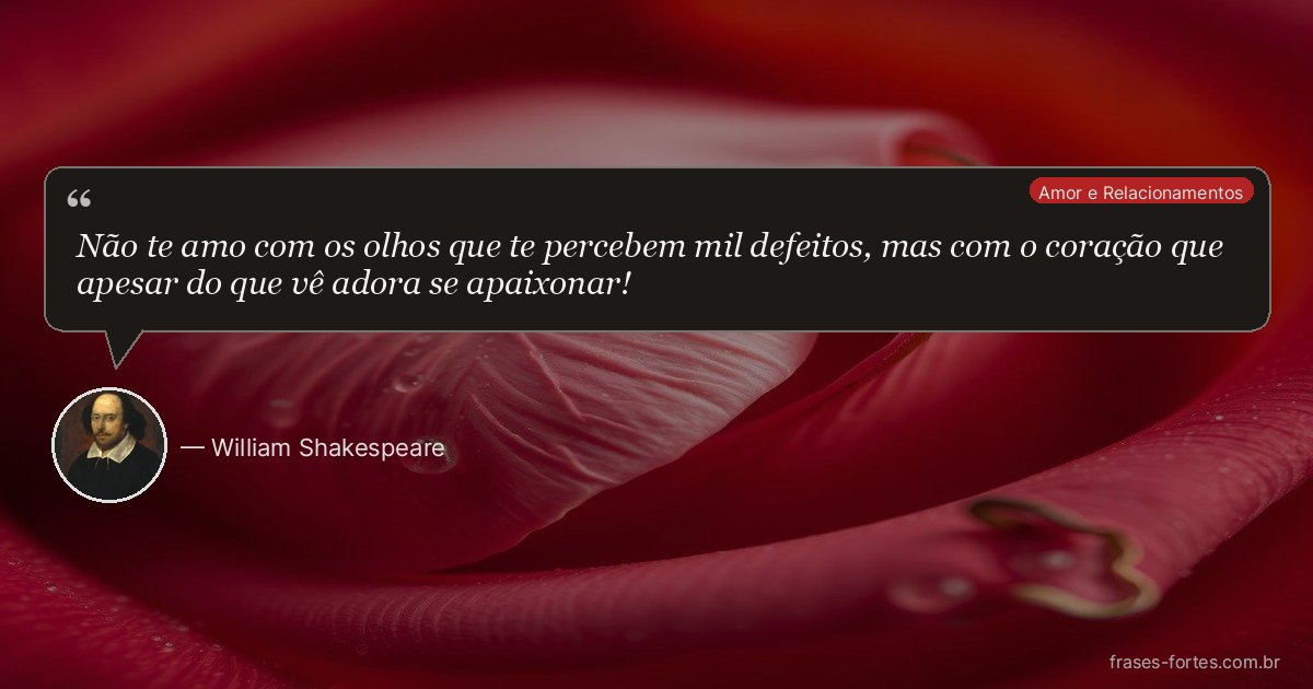 Frase de William Shakespeare