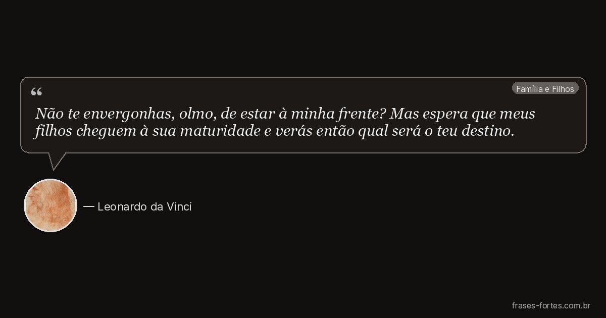 Frase de Leonardo da Vinci