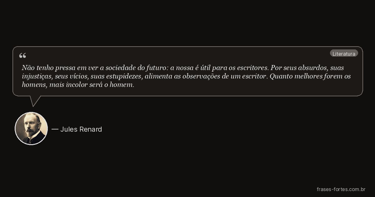 Frase de Jules Renard