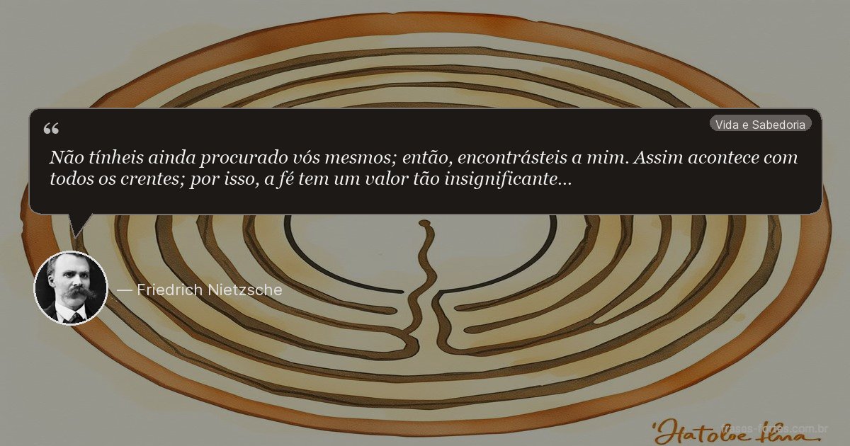 Frase de Friedrich Nietzsche