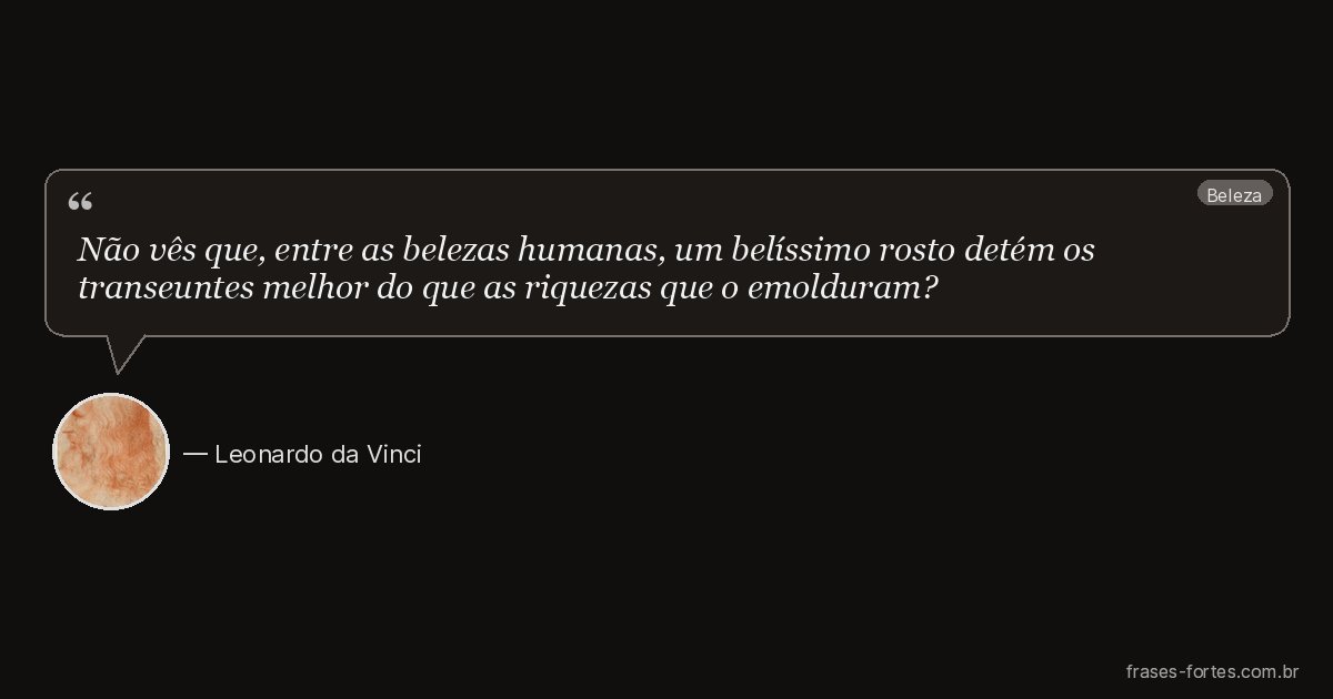 Frase de Leonardo da Vinci