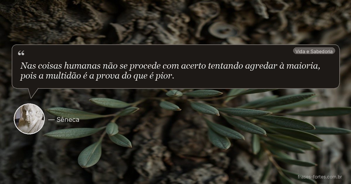 Frase de Sêneca