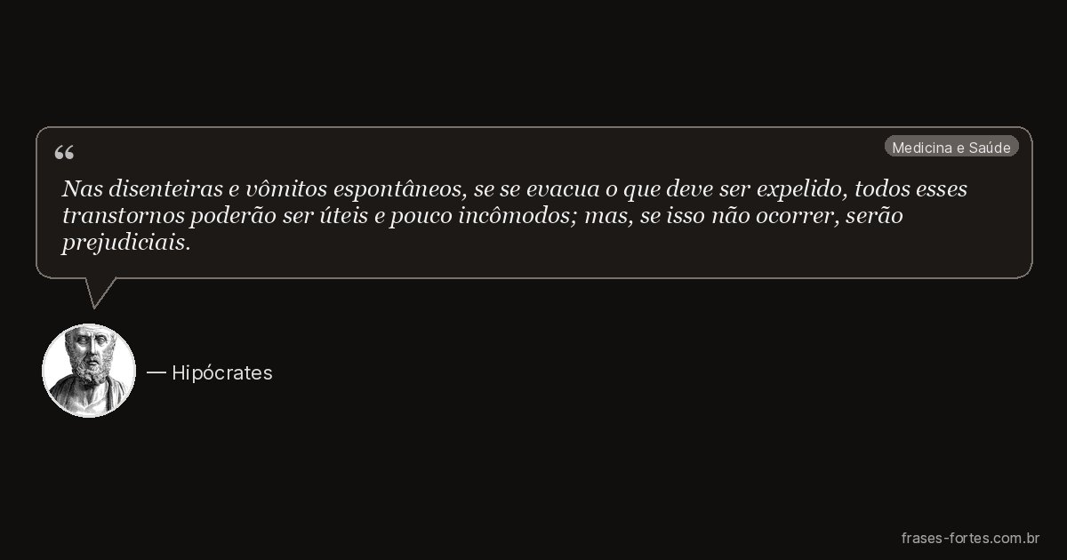 Frase de Hipócrates
