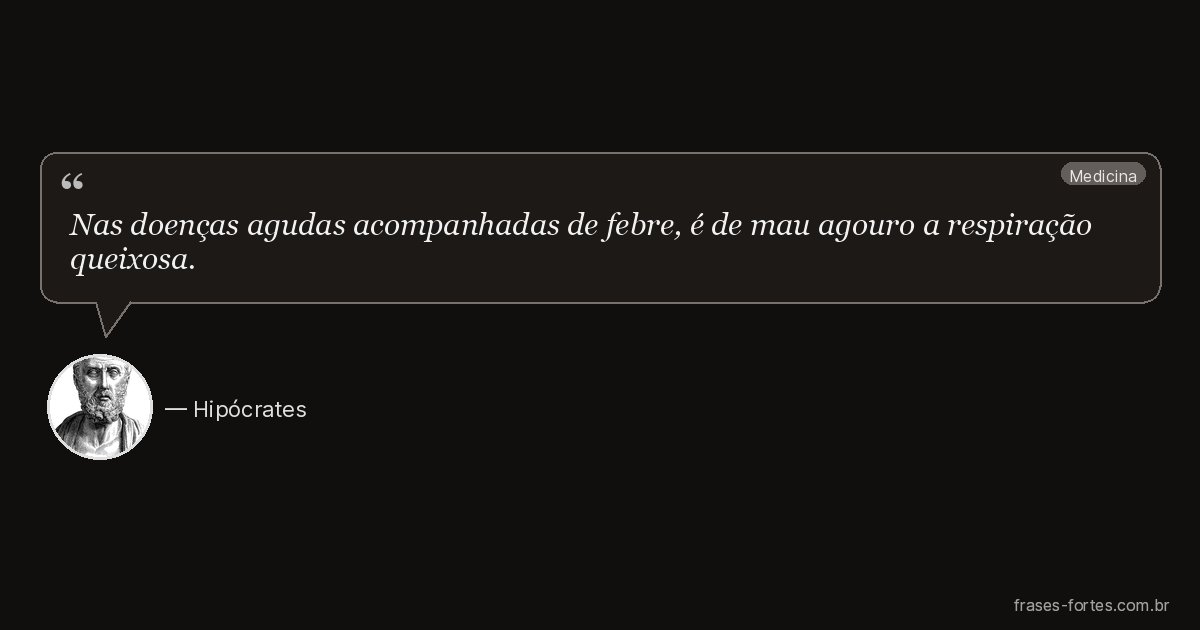Frase de Hipócrates