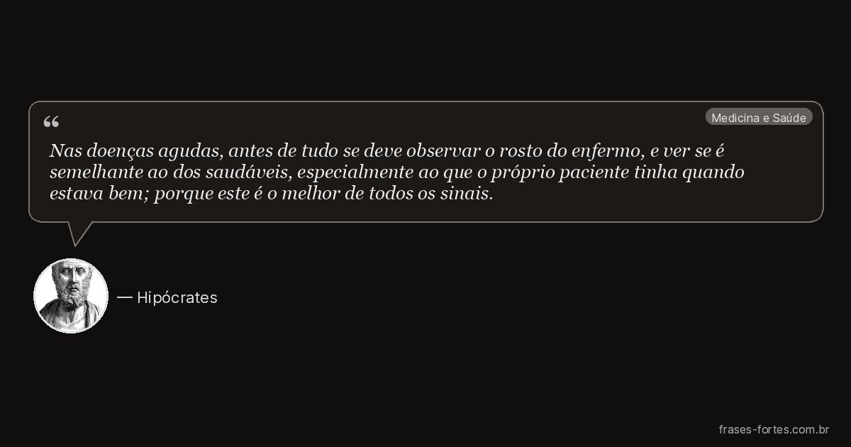 Frase de Hipócrates