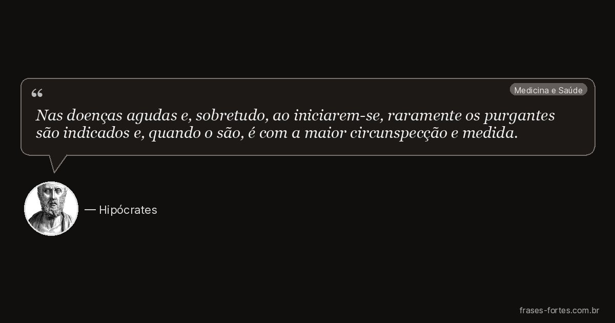 Frase de Hipócrates