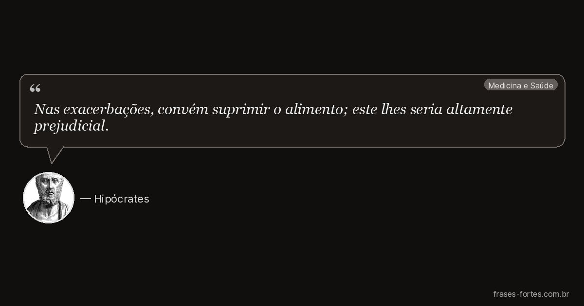 Frase de Hipócrates