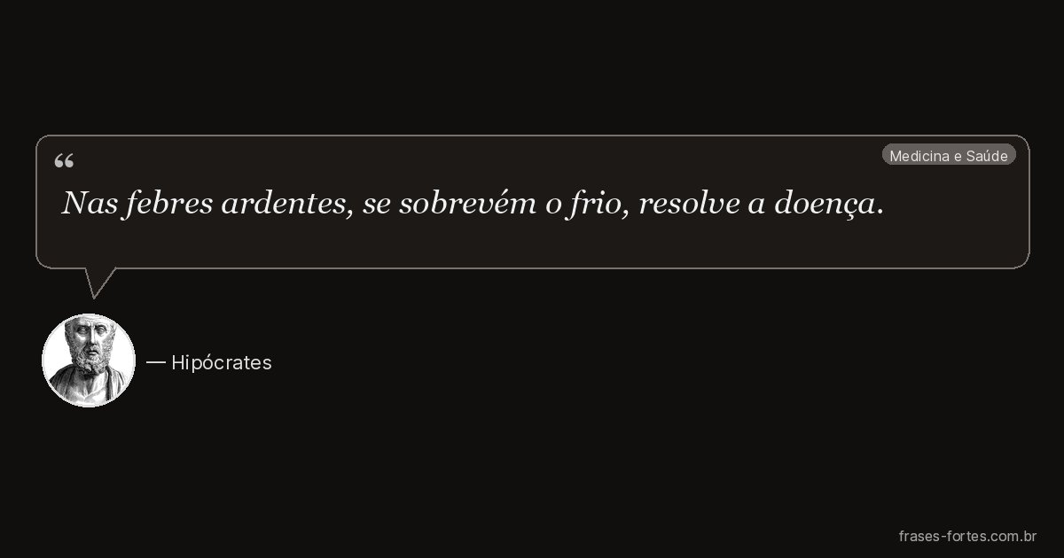 Frase de Hipócrates