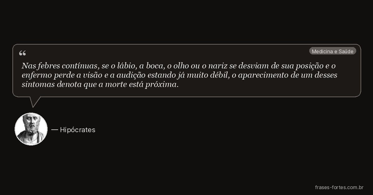 Frase de Hipócrates