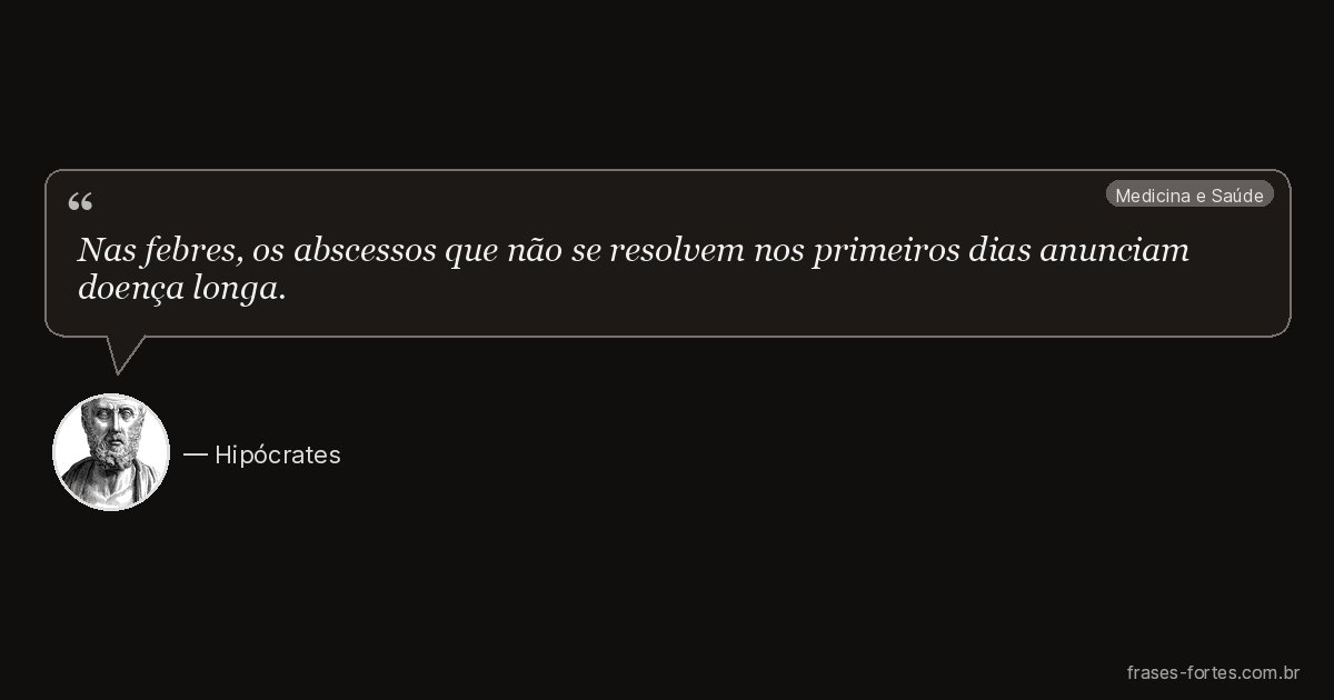 Frase de Hipócrates