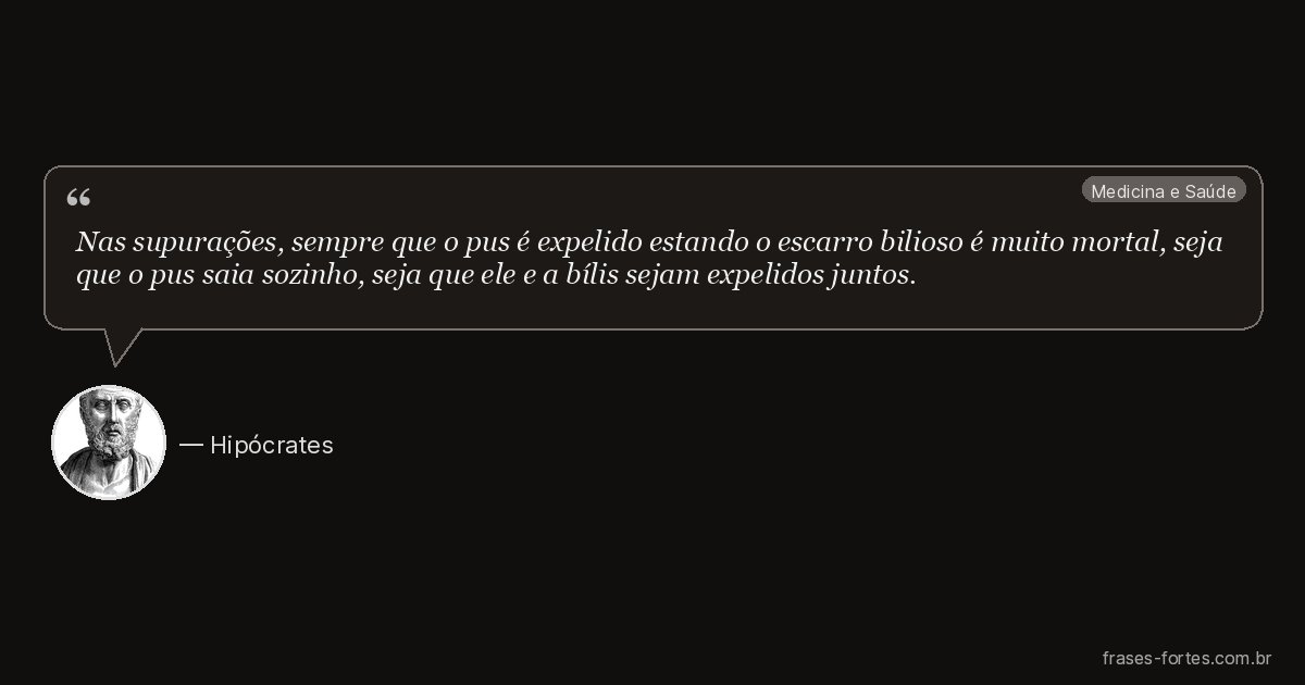 Frase de Hipócrates