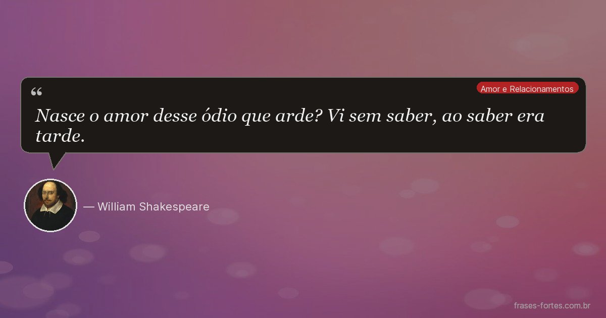 Frase de William Shakespeare