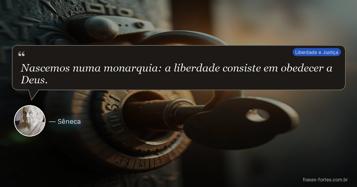 Frase de Sêneca