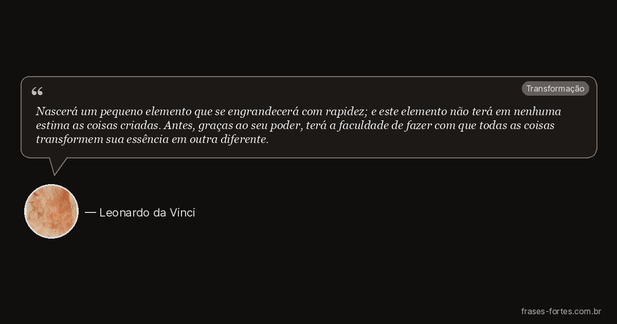 Frase de Leonardo da Vinci