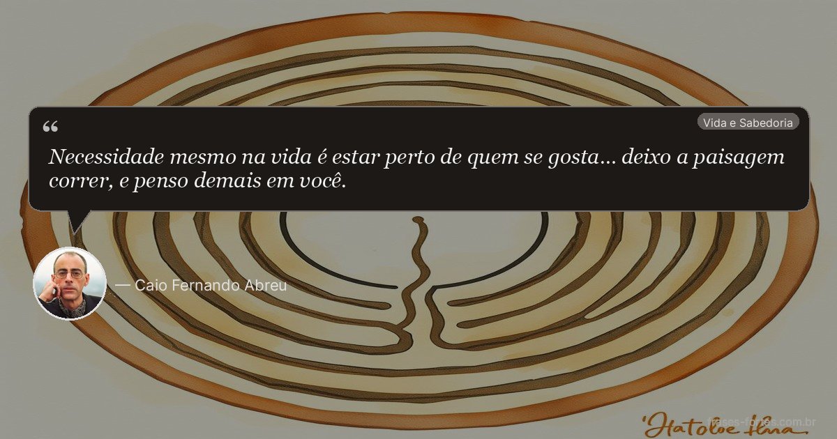 Frase de Caio Fernando Abreu