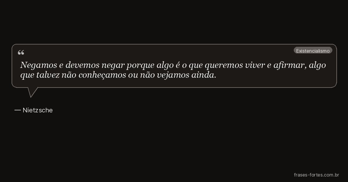 Frase de Nietzsche