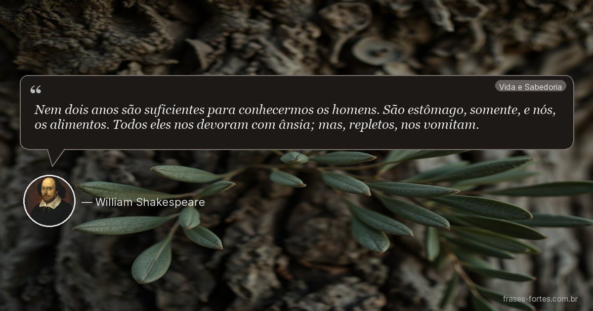 Frase de William Shakespeare