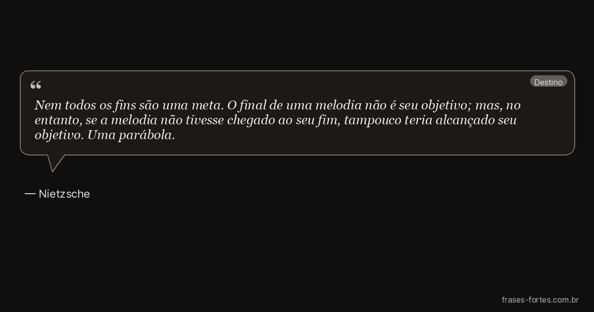 Frase de Nietzsche