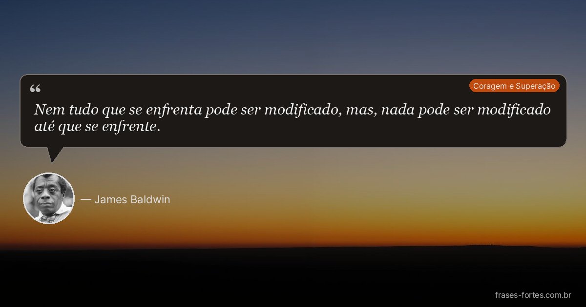 Frase de James Baldwin