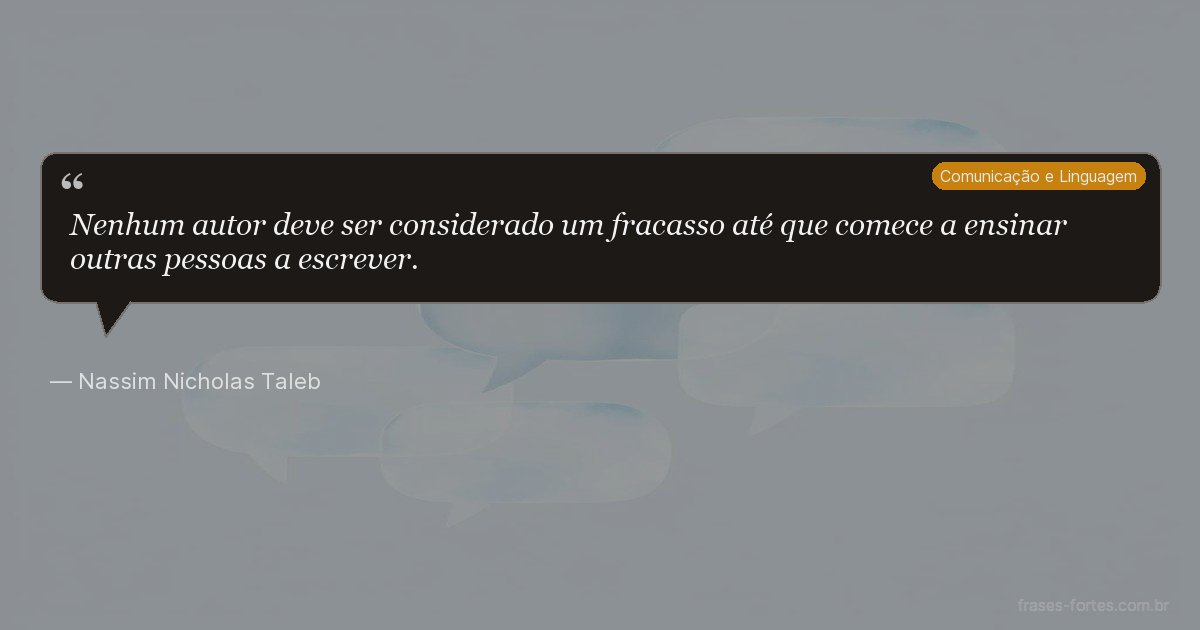 Frase de Nassim Nicholas Taleb