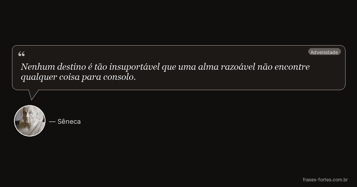 Frase de Sêneca