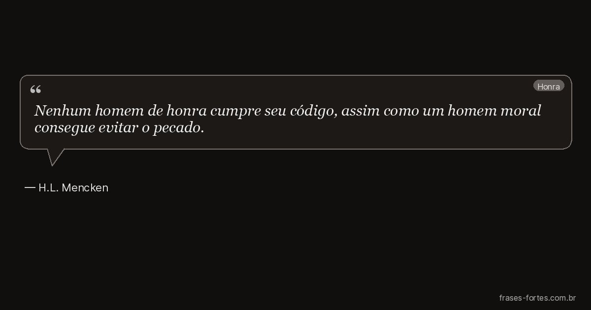 Frase de H.L. Mencken