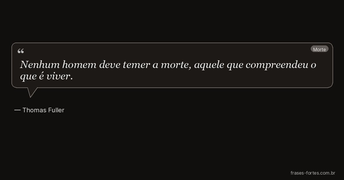 Frase de Thomas Fuller