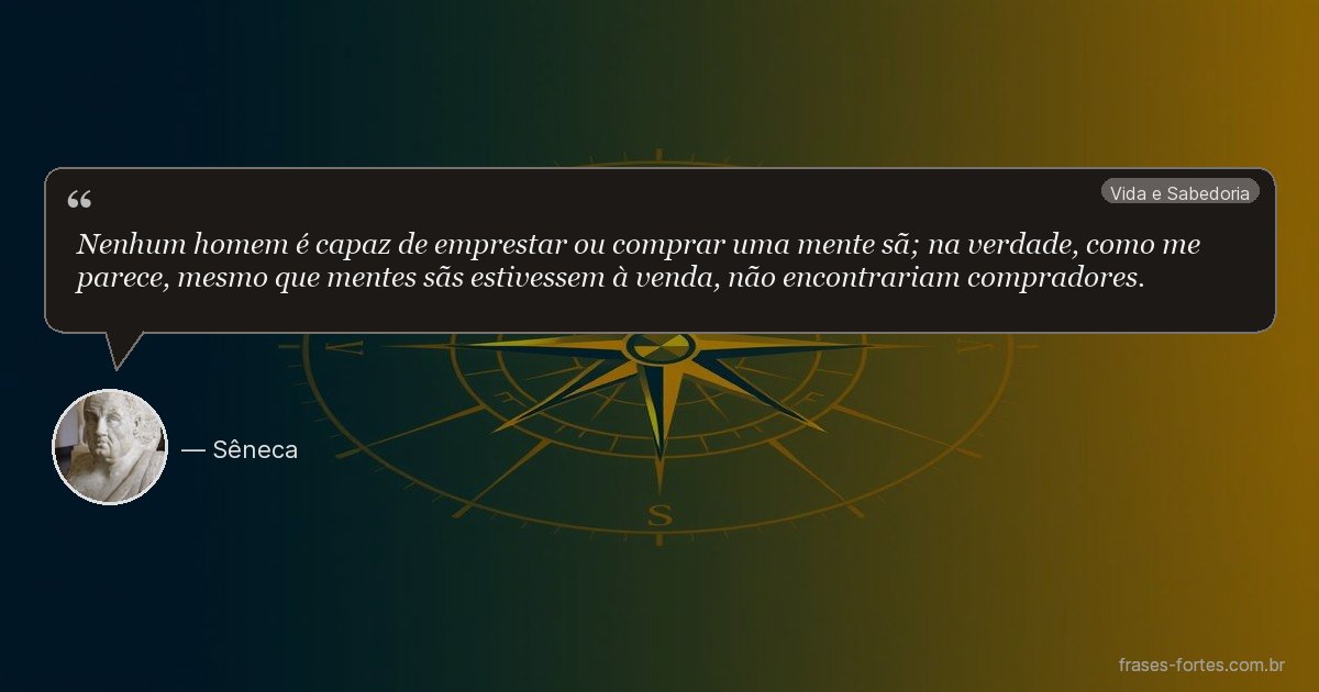 Frase de Sêneca