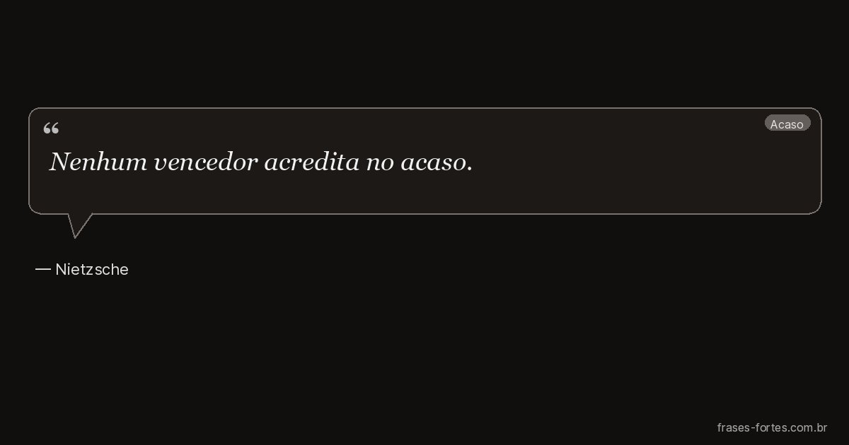 Frase de Nietzsche