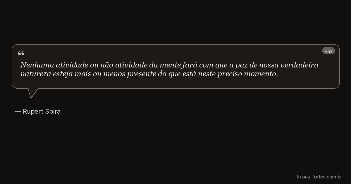 Frase de Rupert Spira