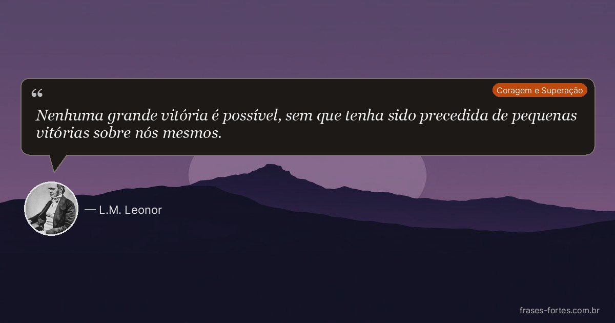 Frase de L.M. Leonor