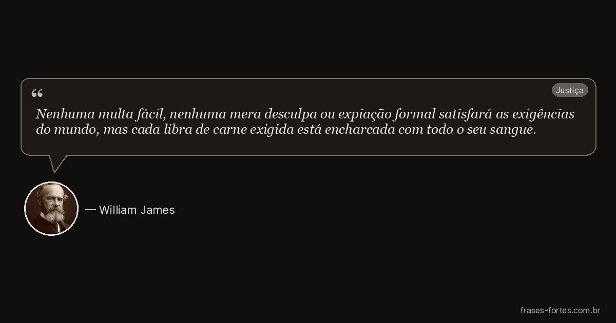 Frase de William James