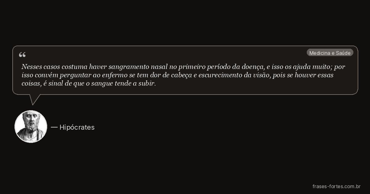 Frase de Hipócrates