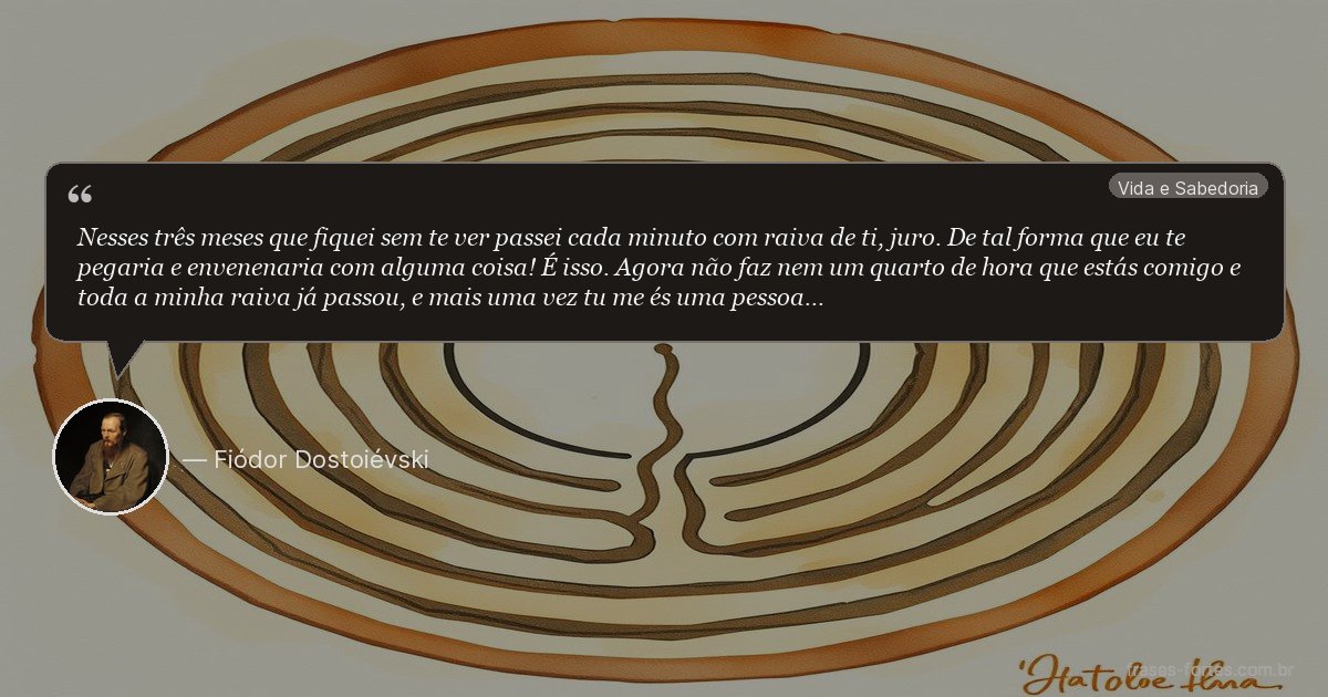 Frase de Fiódor Dostoiévski