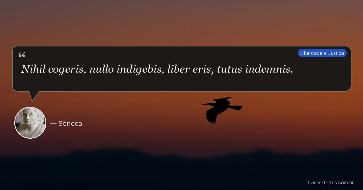 Frase de Sêneca