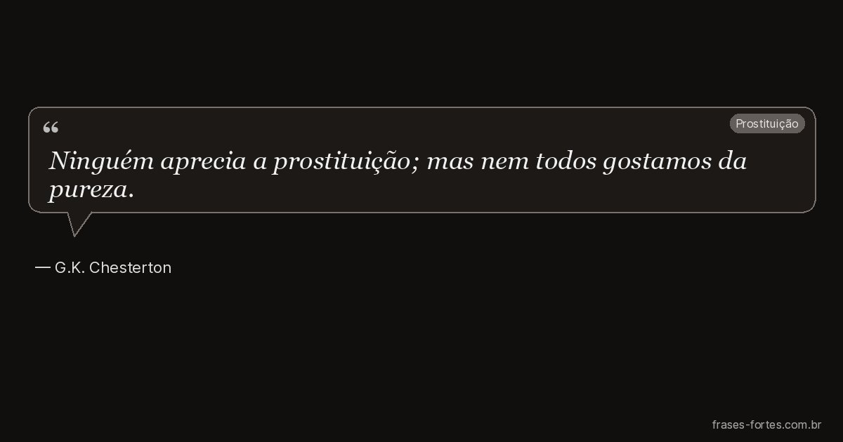Frase de G.K. Chesterton