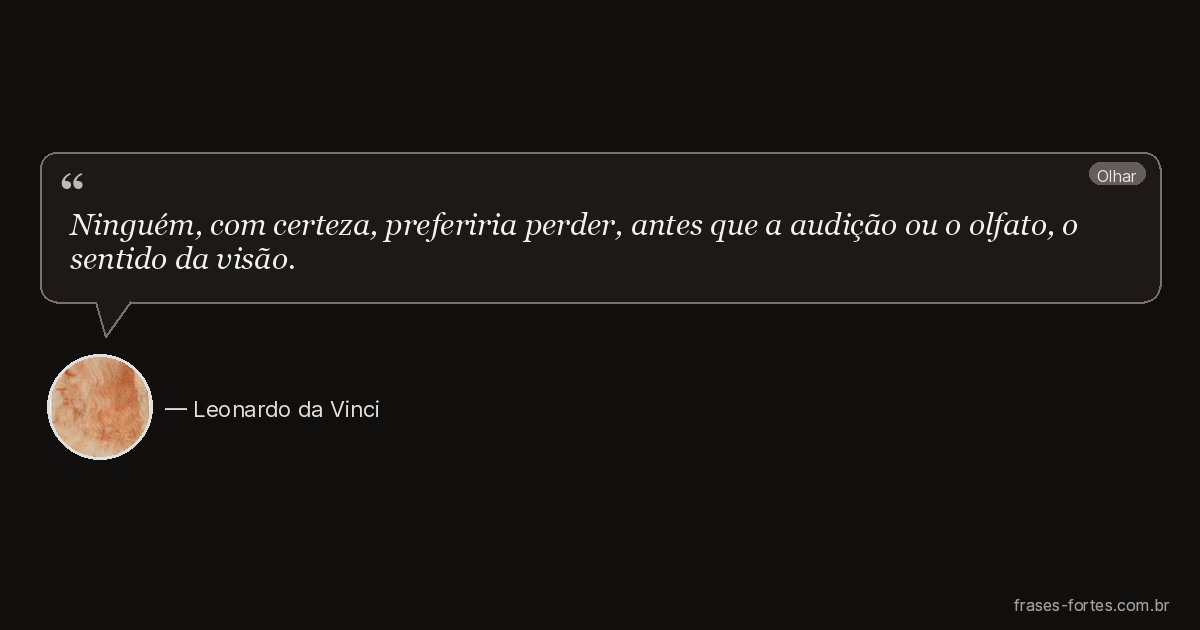 Frase de Leonardo da Vinci