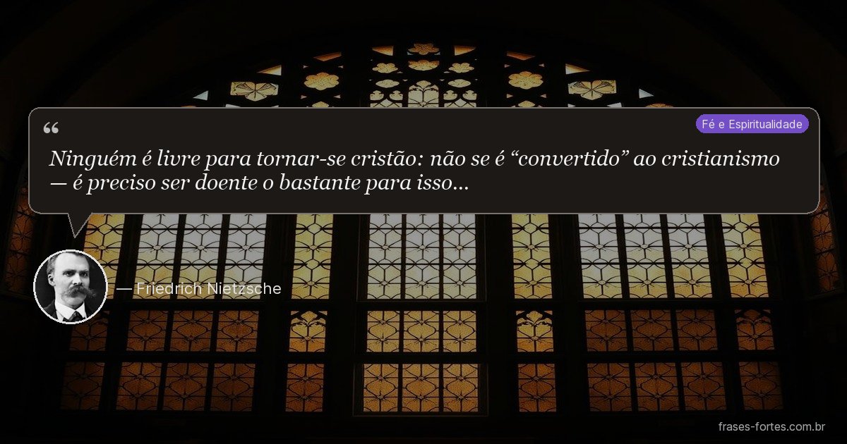 Frase de Friedrich Nietzsche