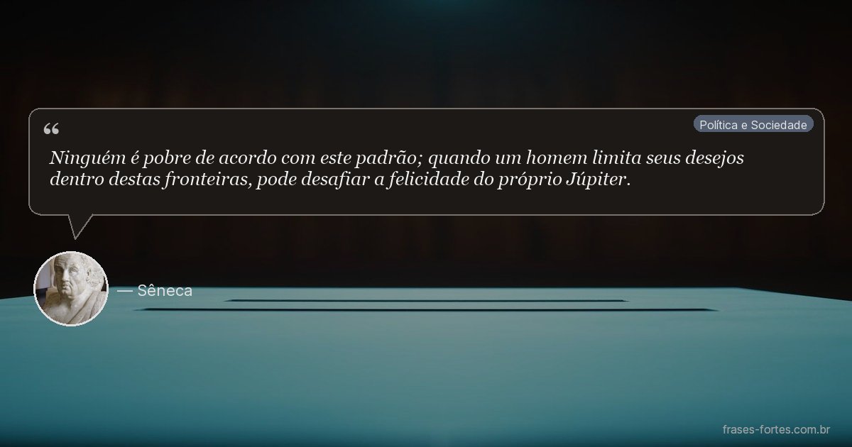 Frase de Sêneca