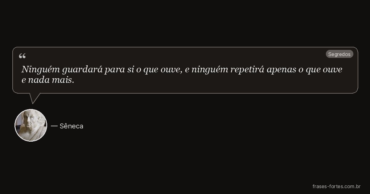 Frase de Sêneca