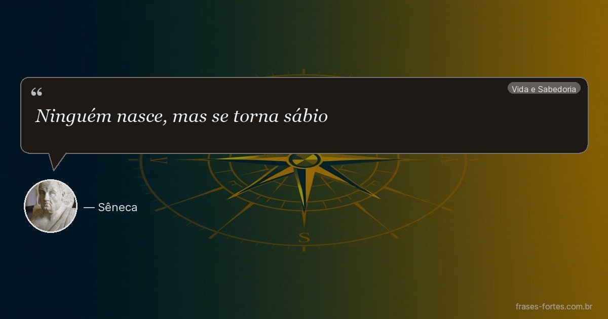 Frase de Sêneca