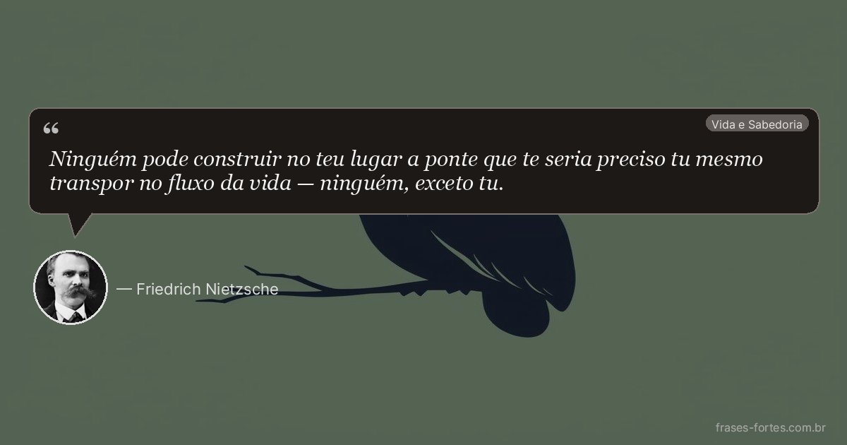 Frase de Friedrich Nietzsche