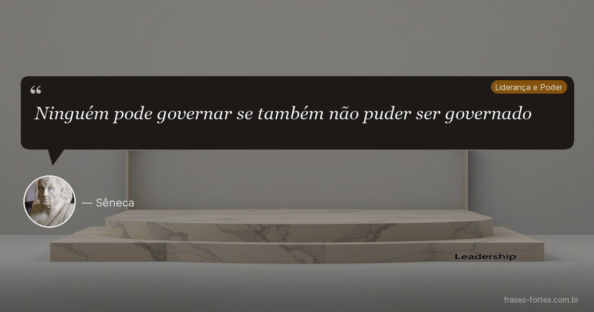 Frase de Sêneca
