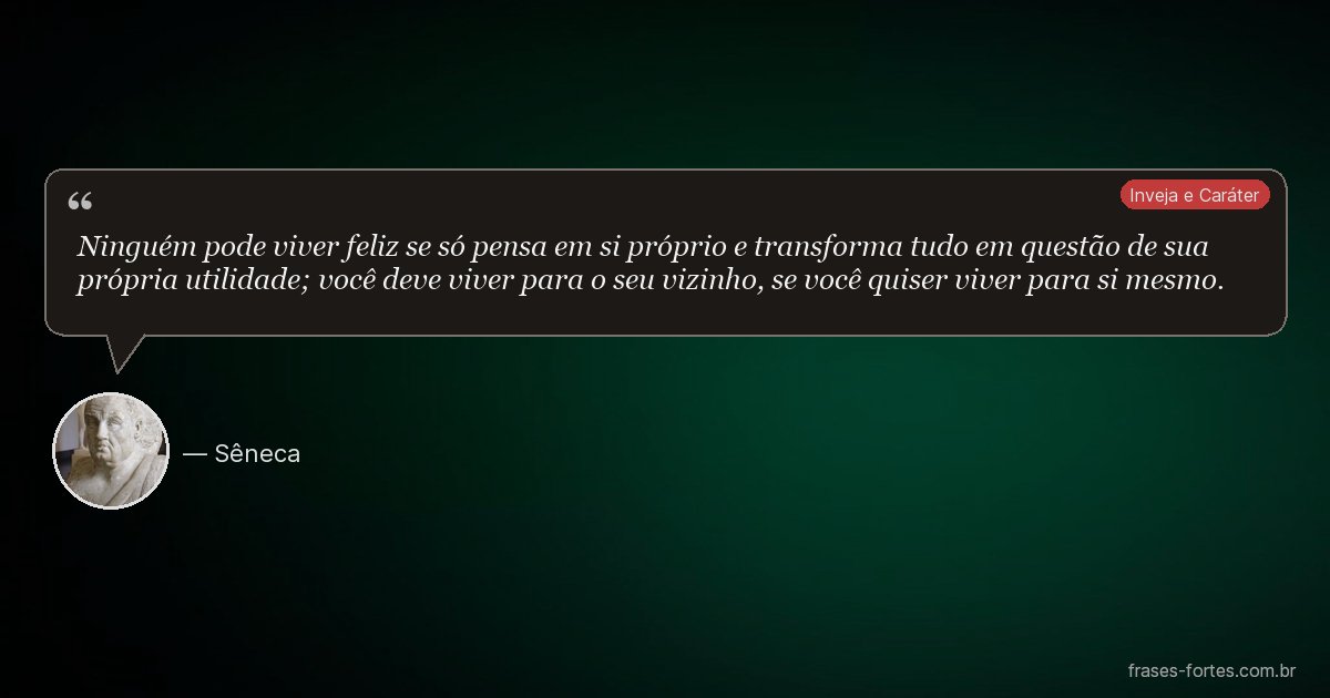 Frase de Sêneca