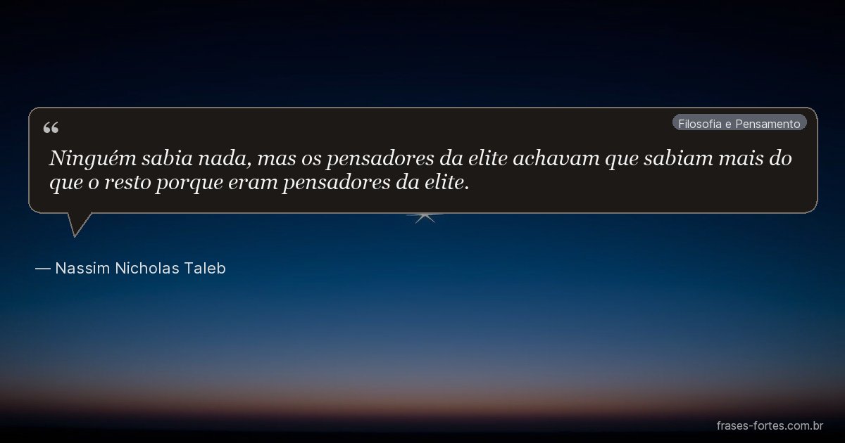 Frase de Nassim Nicholas Taleb